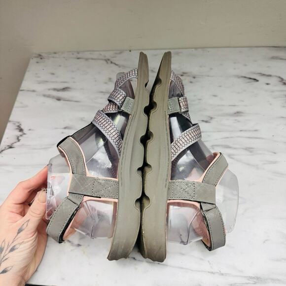 Jsport By Jambu Kaia Gray And Pink Strappy Sandal Women’s Size 10 - Picture 6 of 10